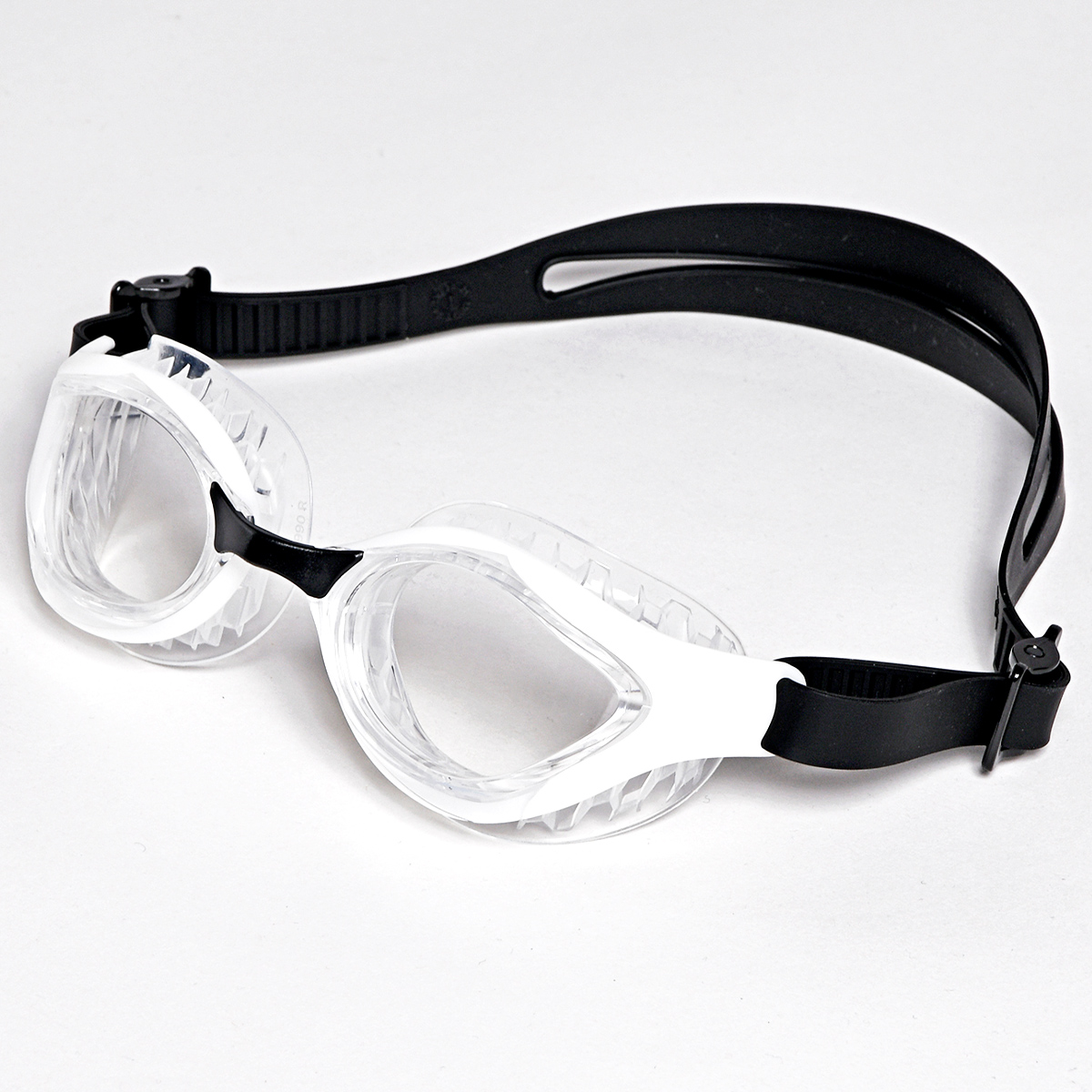 Air Bold Swipe Swimming Goggles Unisex Adult Clear